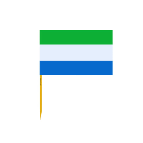 Sierra Leone Flag Toothpicks in Multiple Sizes - Pixelforma
