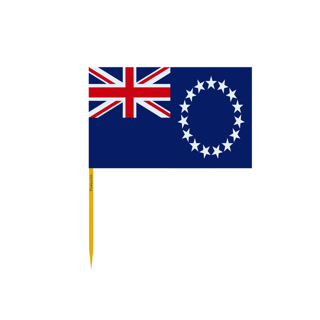 Cook Islands Flag Toothpicks in Multiple Sizes - Pixelforma