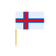 Faroe Islands Flag Toothpick in Multiple Sizes - Pixelforma