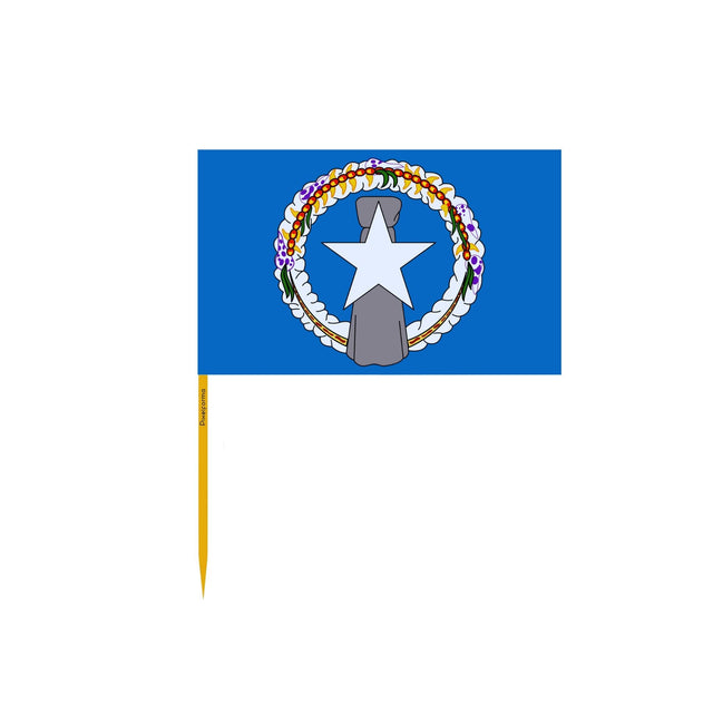Northern Mariana Islands Flag Toothpicks in Multiple Sizes - Pixelforma