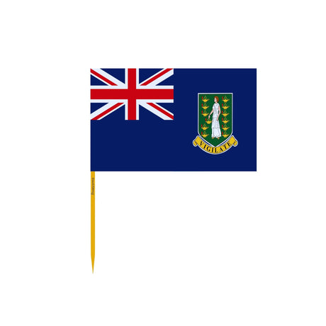 British Virgin Islands Flag Toothpick in Multiple Sizes - Pixelforma