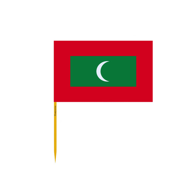 Maldives Flag Toothpicks in Multiple Sizes - Pixelforma