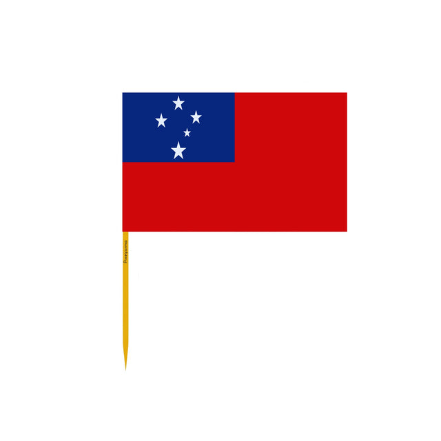 Samoan Flag Toothpicks in Multiple Sizes - Pixelforma