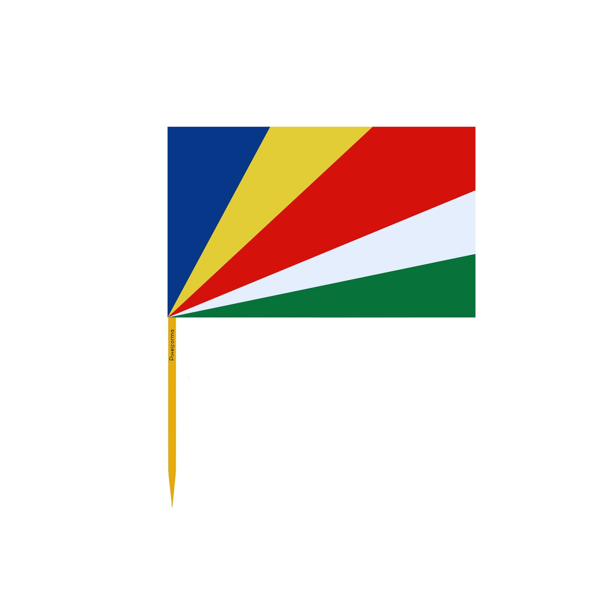 Seychelles Flag Toothpicks in Multiple Sizes - Pixelforma