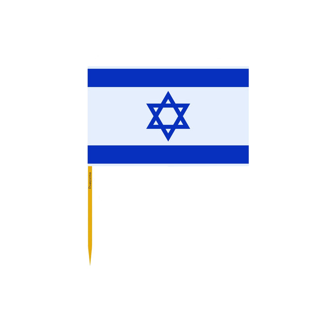 Israel Flag Toothpicks in Multiple Sizes - Pixelforma