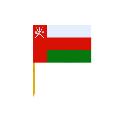 Oman Flag Toothpicks in Multiple Sizes - Pixelforma