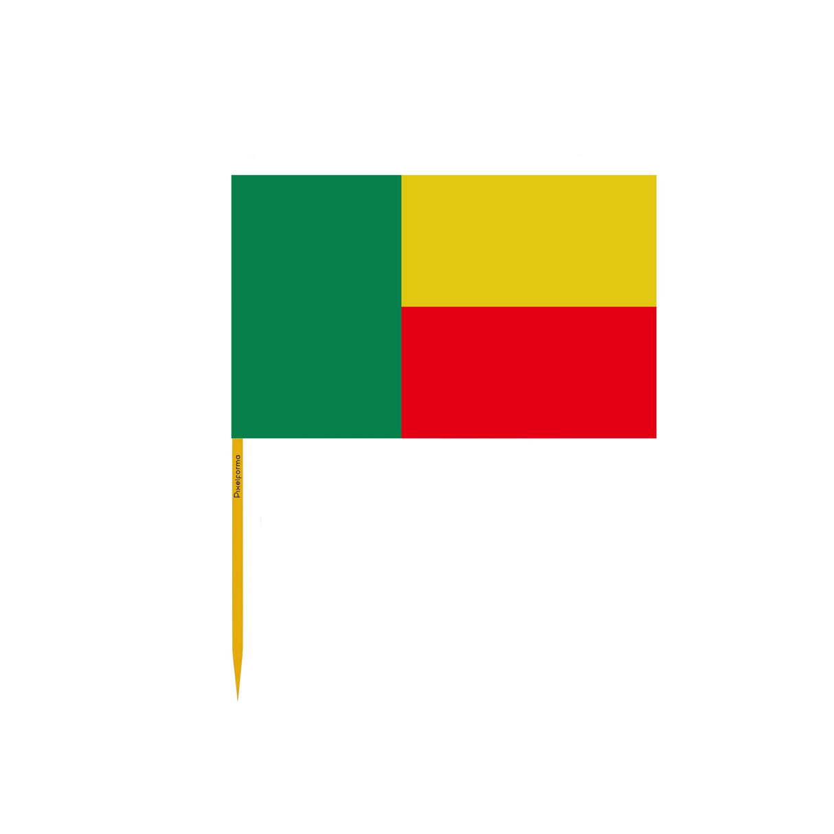 Benin Flag Toothpicks in Multiple Sizes - Pixelforma