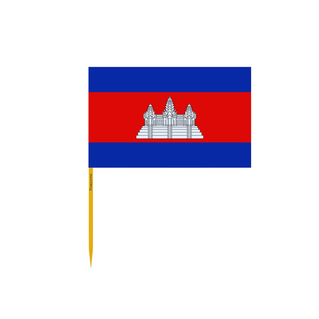 Cambodia Flag Toothpicks in Multiple Sizes - Pixelforma