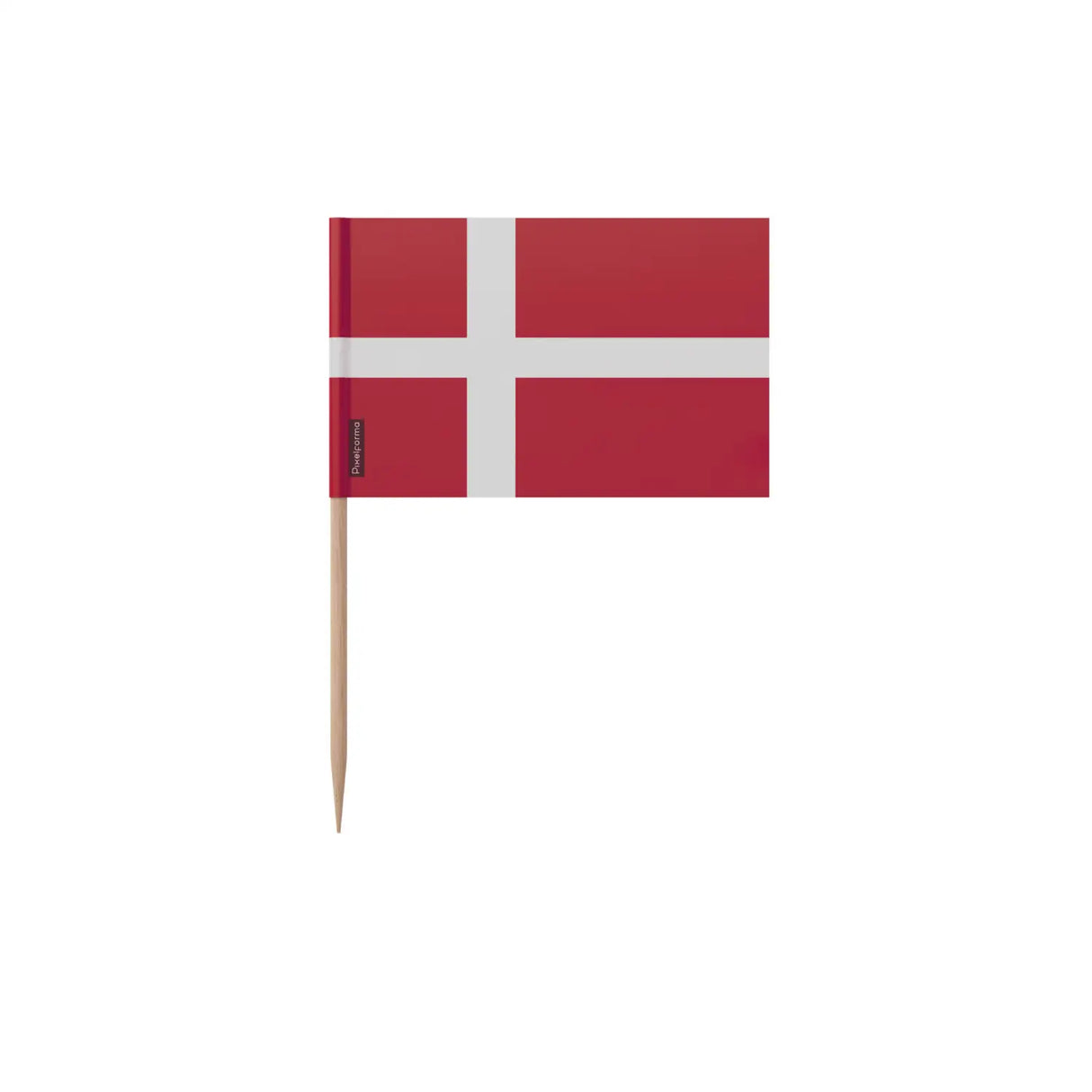 Cure-dents drapeau danemark en plusieurs tailles - pixelforma