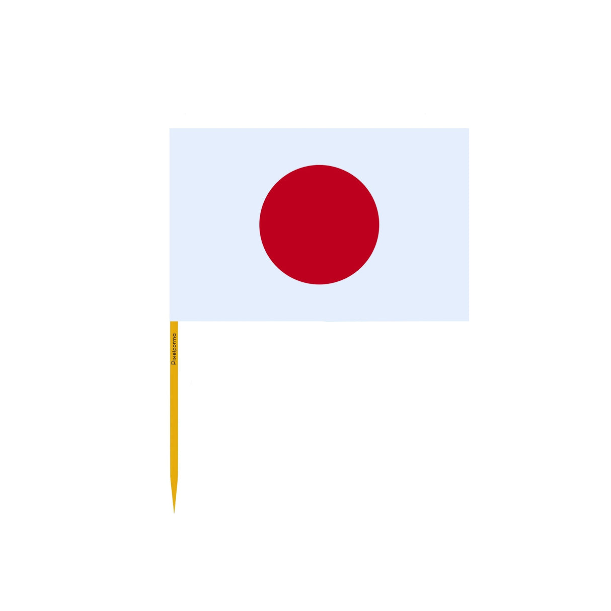 Japan Flag Toothpicks in Multiple Sizes - Pixelforma