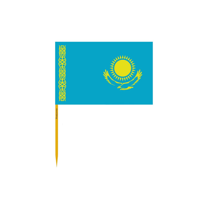 Official Kazakhstan Flag Toothpick in Multiple Sizes - Pixelforma