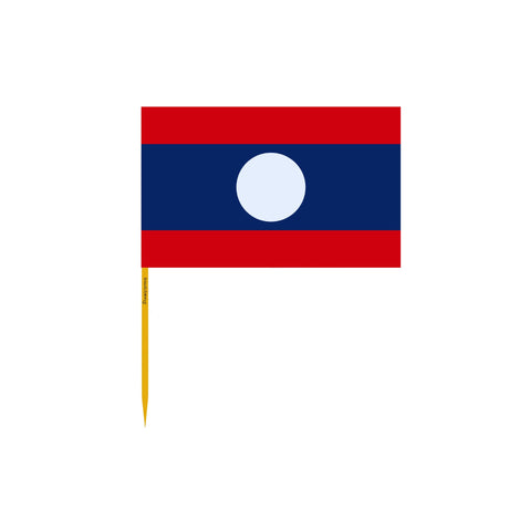 Laos Flag Toothpicks in Multiple Sizes - Pixelforma