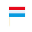 Luxembourg Flag toothpicks in several sizes - Pixelforma