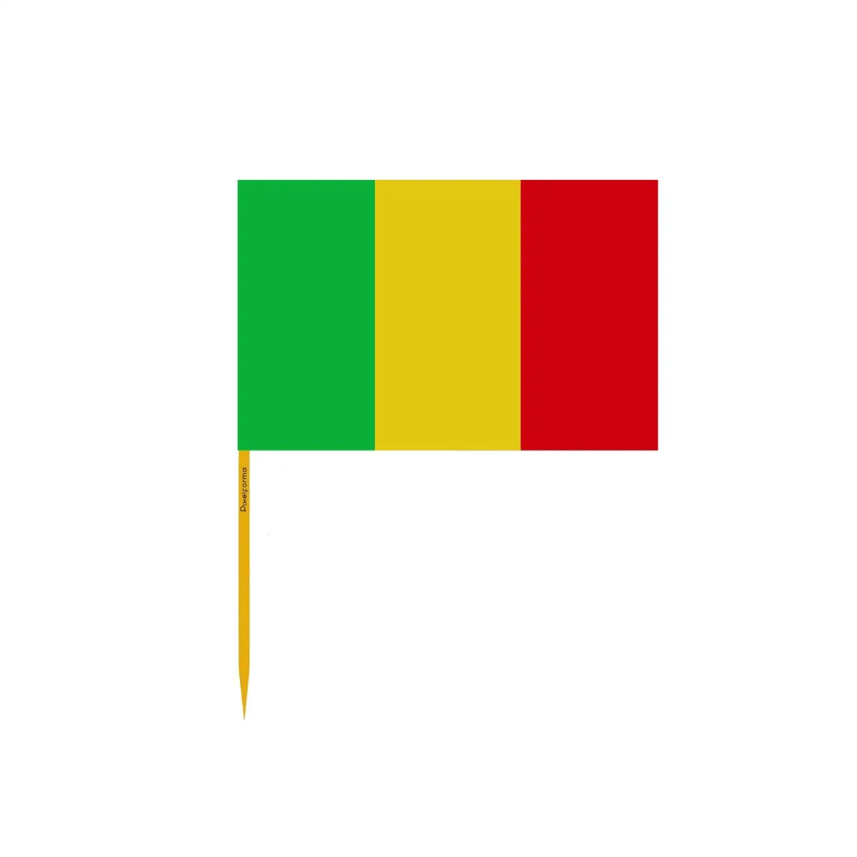 Cure-dents Drapeau du Mali en plusieurs tailles - Pixelforma 