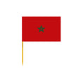 Morocco Flag Toothpicks in Multiple Sizes - Pixelforma