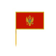 Montenegro Flag Toothpicks in Multiple Sizes - Pixelforma