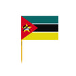 Mozambique Flag Toothpicks in Multiple Sizes - Pixelforma