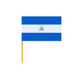 Nicaragua Flag Toothpicks in Multiple Sizes - Pixelforma