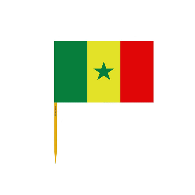 Cure-dents Drapeau du Sénégal en plusieurs tailles - Pixelforma