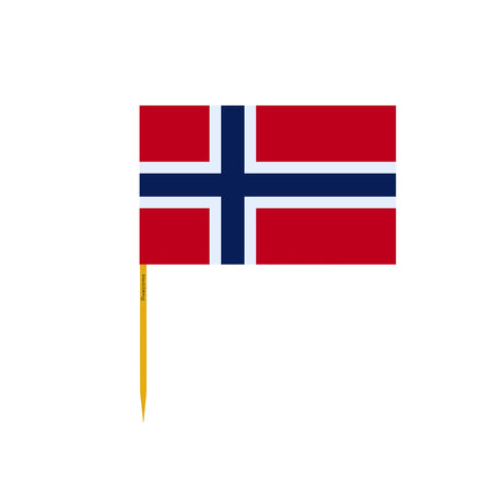 Svalbard and Jan Mayen Flag Toothpicks in Multiple Sizes - Pixelforma