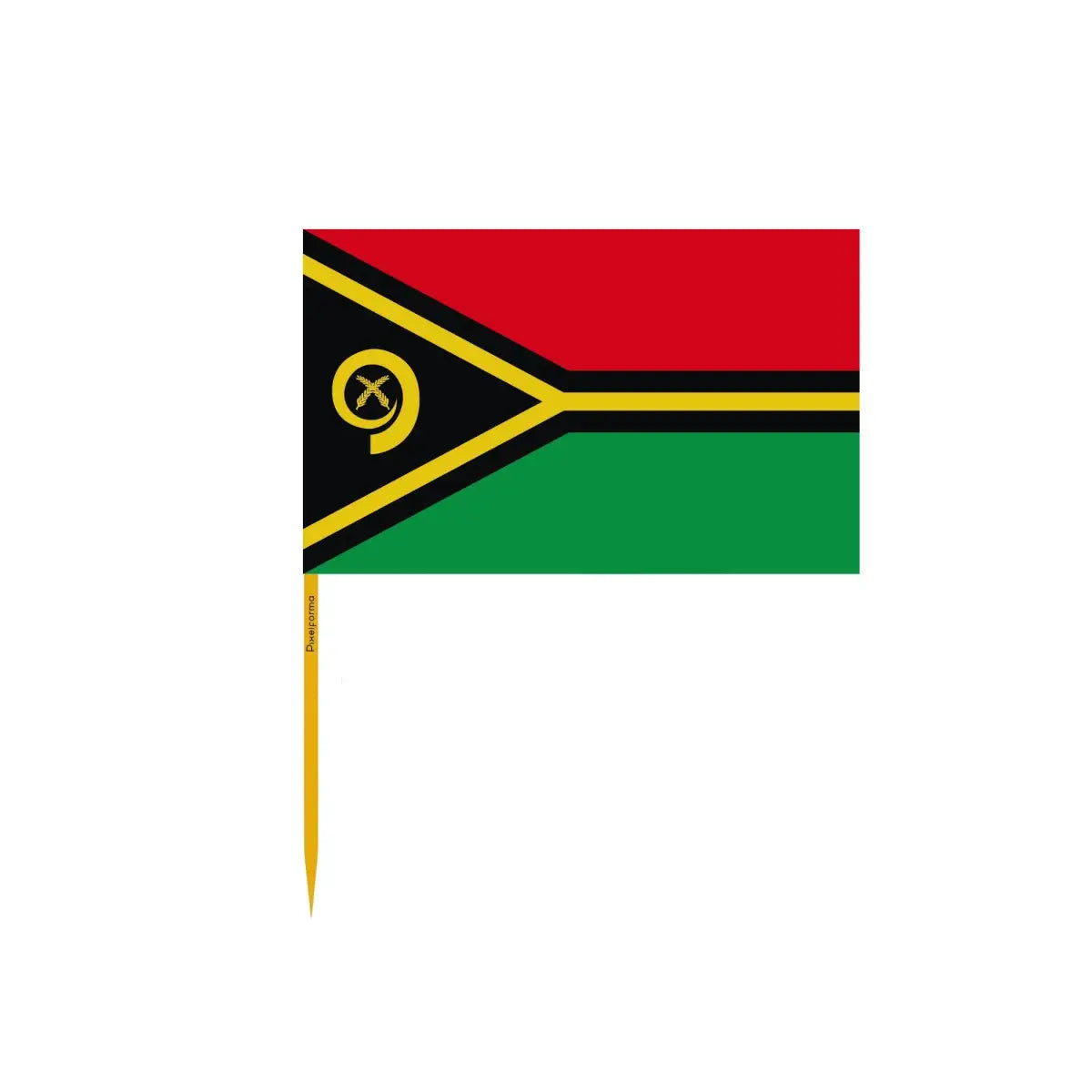 Cure-dents Drapeau du Vanuatu en plusieurs tailles - Pixelforma 