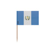 Cure-dents drapeau guatemala plastique adhésif bambou