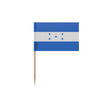 Cure-dents drapeau honduras plastique adhésif bambou élégant