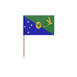 Cure-dents drapeau île christmas plastique bâton bambou