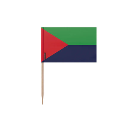 Cure-dents drapeau martinique plastique adhésif bambou
