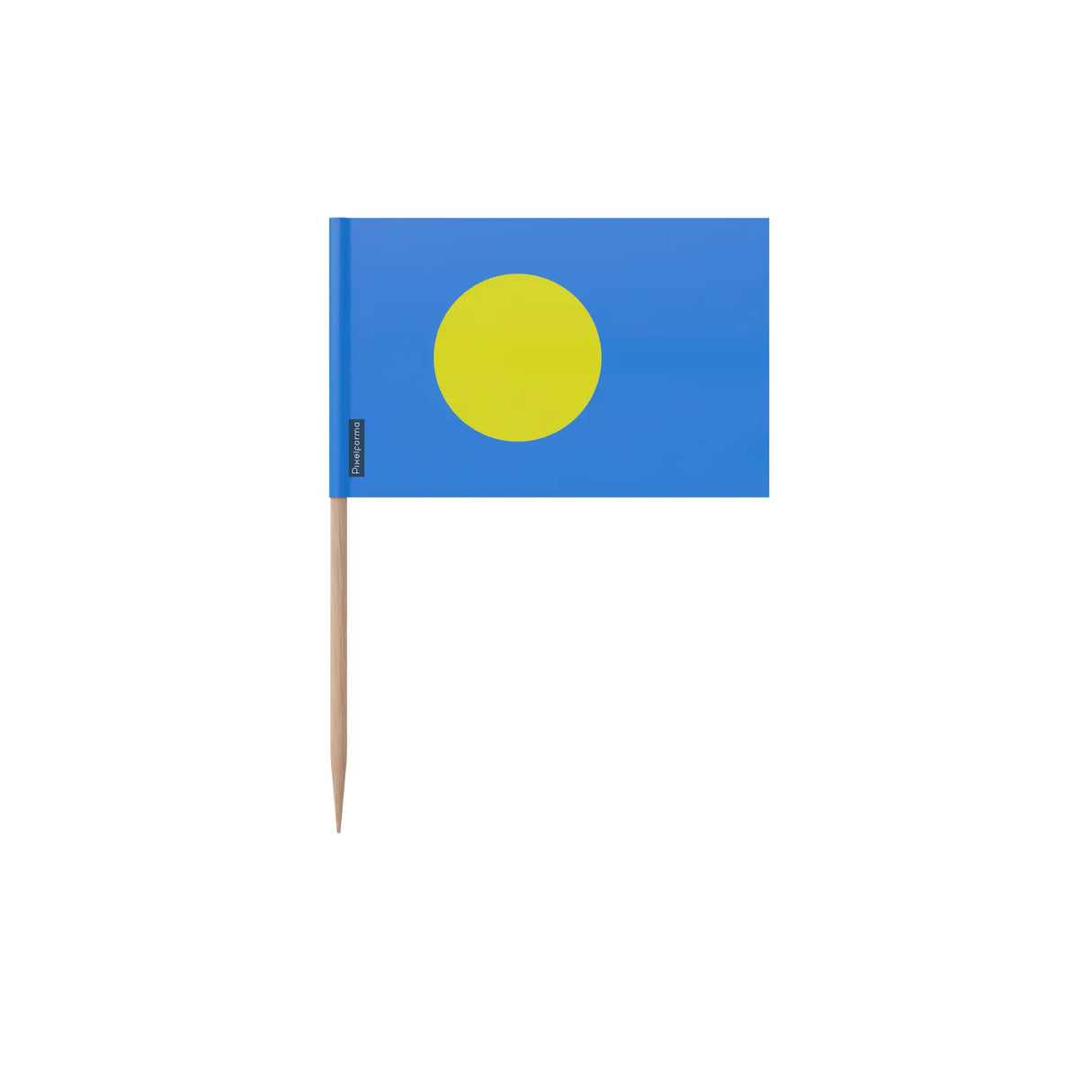 Cure-dents drapeau palaos plastique adhésif bâton bambou