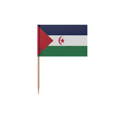 Cure-dents drapeau république arabe sahraouie plastique bambou