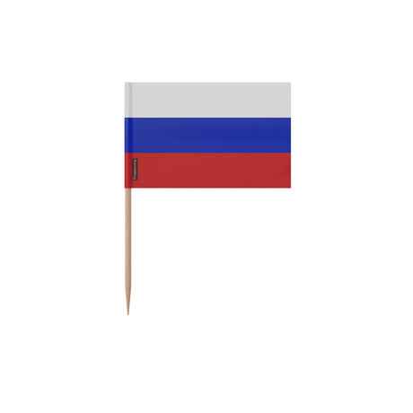 Cure-dents drapeau russie plastique adhésif bâton bambou