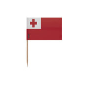 Cure-dents drapeau tonga bambou plastique déco cocktail