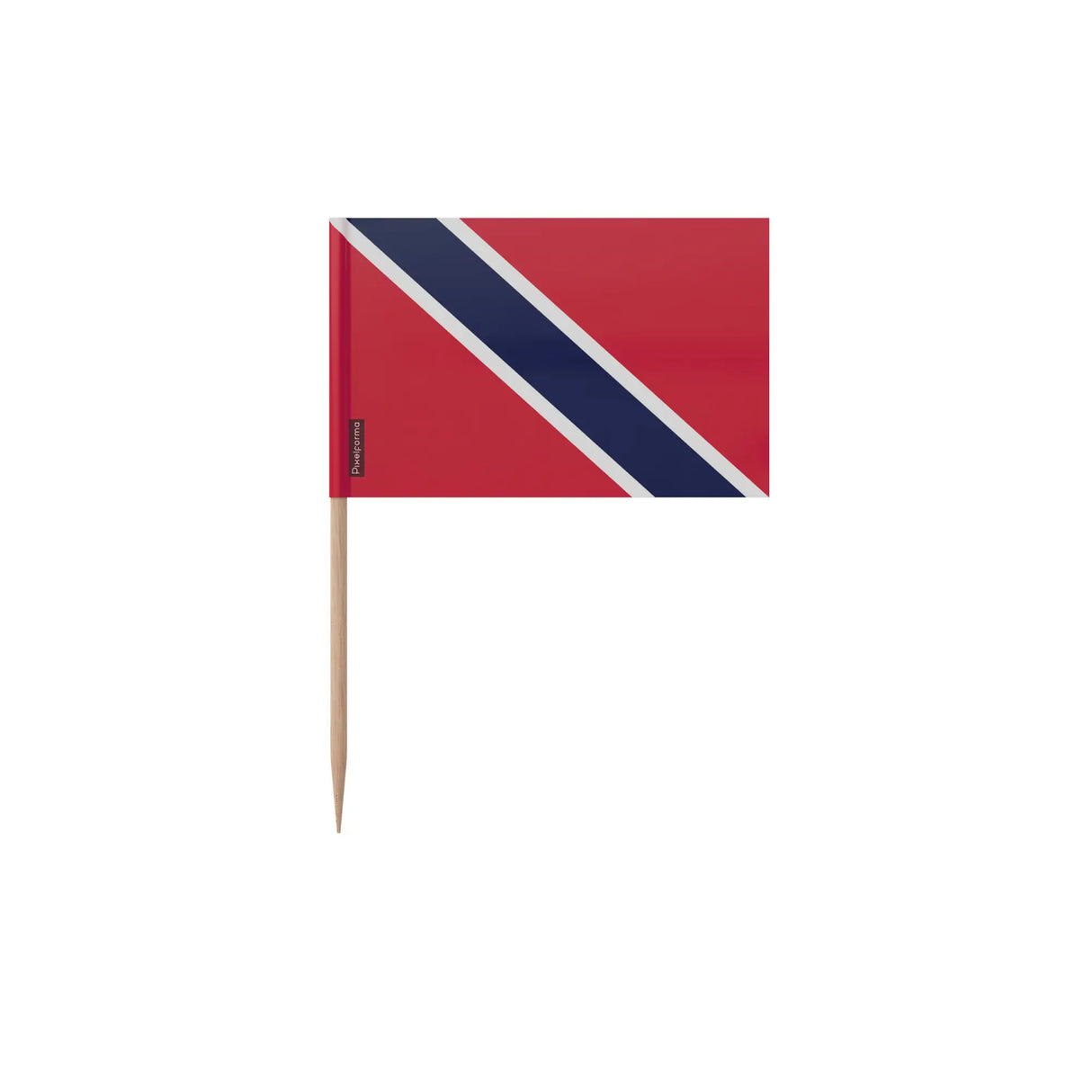 Cure-dents drapeau trinité-et-tobago plastique bambou