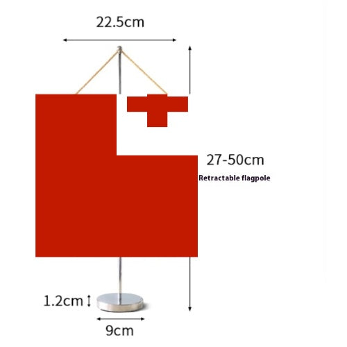 Fanion Table Drapeau Tonga en Polyester