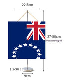 Fanion Table Drapeau Îles Cook en Polyester