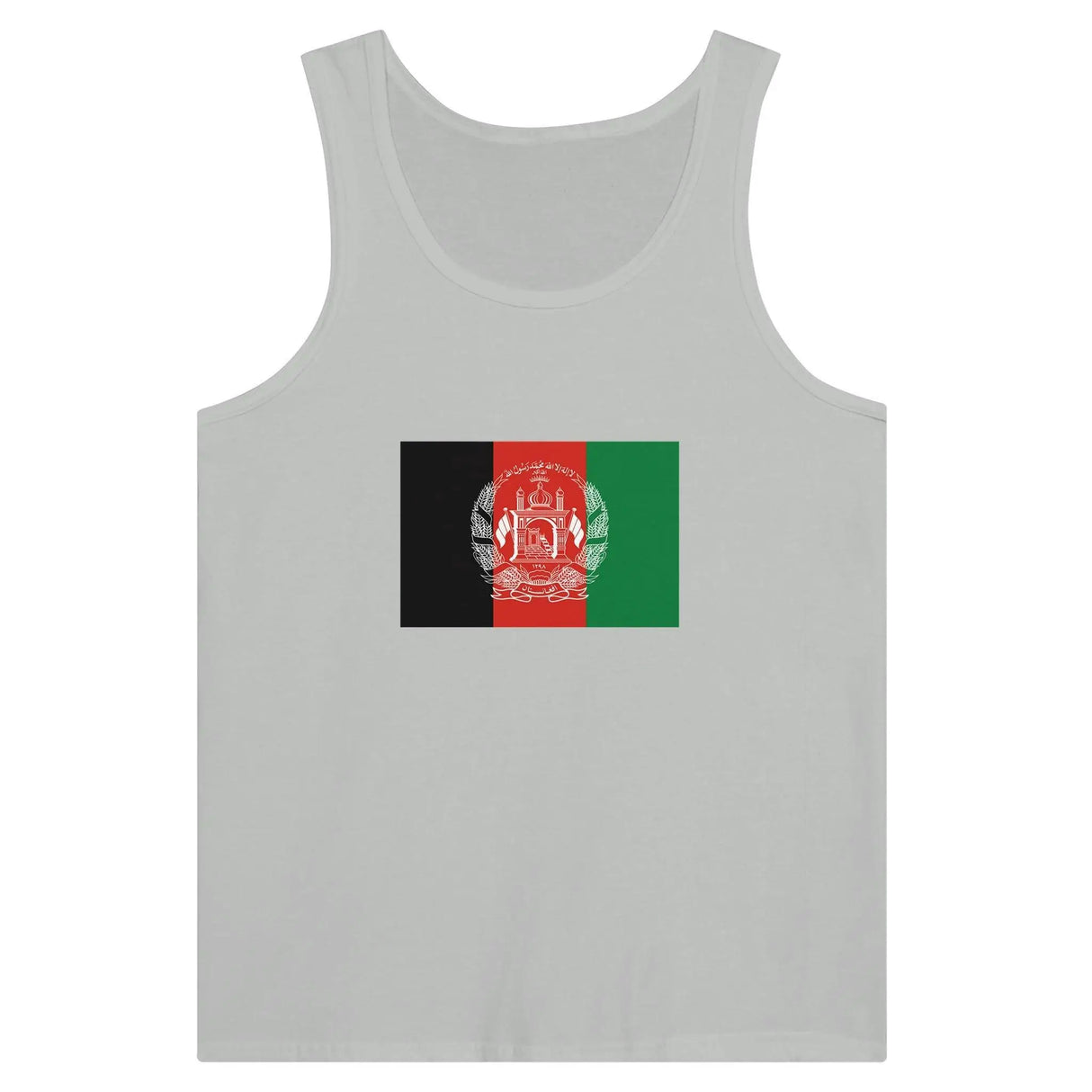 Débardeur drapeau afghanistan coton peigné tissu léger