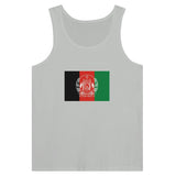Débardeur drapeau afghanistan coton peigné tissu léger