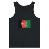 Débardeur drapeau afghanistan coton peigné tissu léger