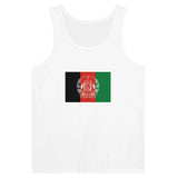 Débardeur drapeau afghanistan coton peigné tissu léger