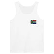 Débardeur drapeau afrique du sud broderie tissu léger
