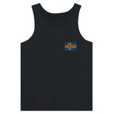 Débardeur drapeau åland en broderie - pixelformaflag