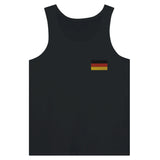 Débardeur drapeau allemagne tissu léger broderie couleur