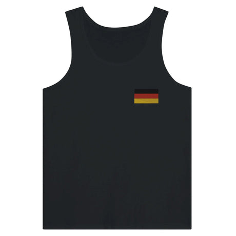 Débardeur drapeau allemagne tissu léger broderie couleur