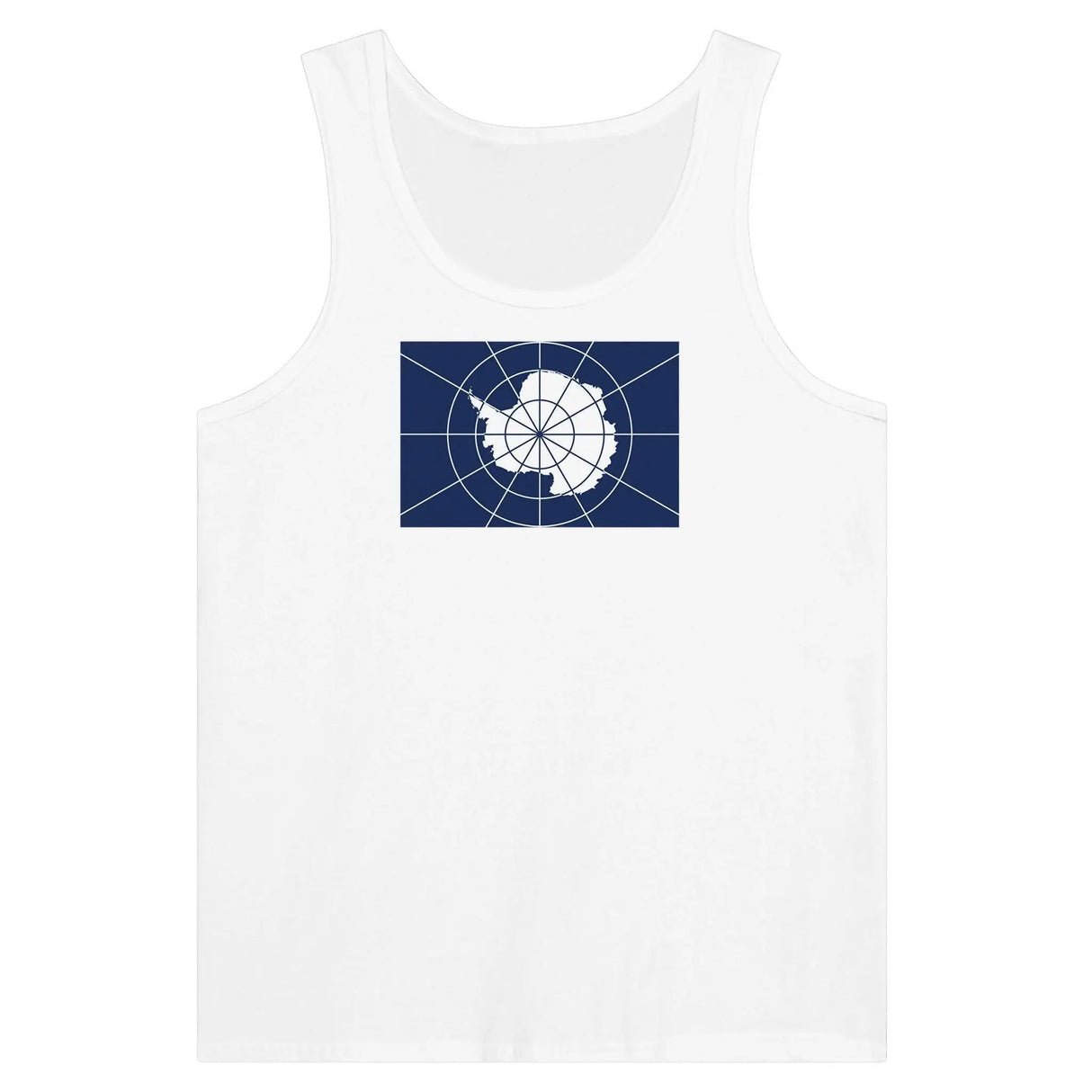 Débardeur drapeau antarctique officiel tissu léger stylé