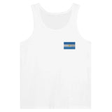 Débardeur drapeau argentine en broderie - pixelformaflag