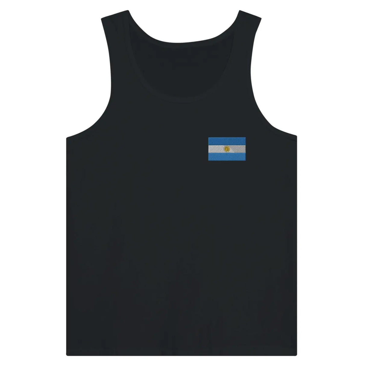 Débardeur drapeau argentine en broderie - pixelformaflag