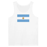 Débardeur drapeau argentine tissu léger douceur supérieure