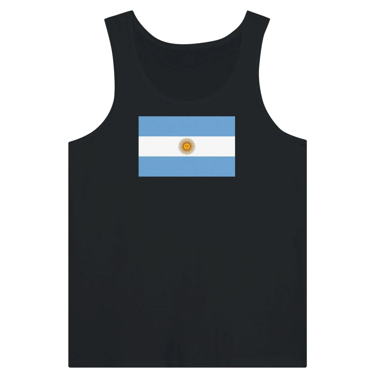 Débardeur drapeau argentine tissu léger douceur supérieure