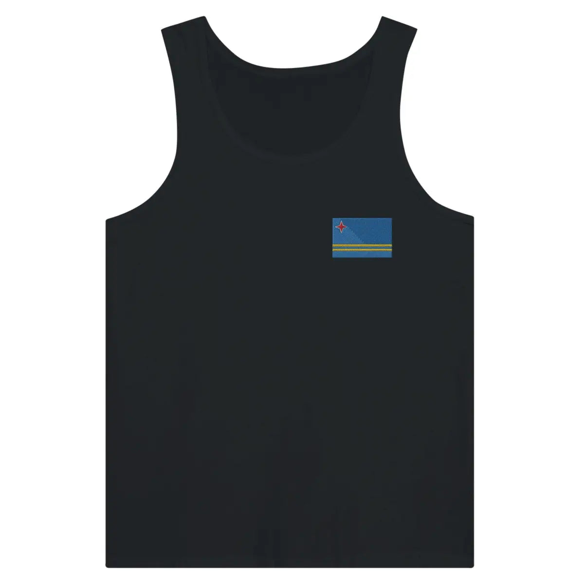 Débardeur drapeau aruba en broderie - pixelformaflag
